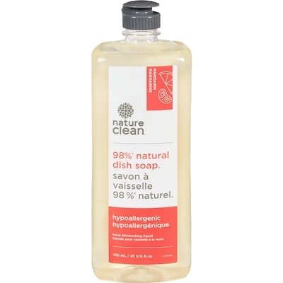 Nature Clean Hand Dishwashing Liquid Mandarin & Grapefruit 740 ml, $0.58/100ml