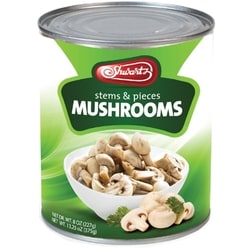 Mushrooms, Stems and Pieces