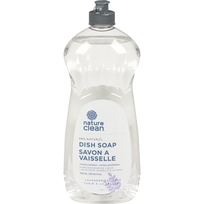 Nature Clean Détergent à vaisselle liquide, lavande et arbre à thé 740 ml, 0,54 $/100ml