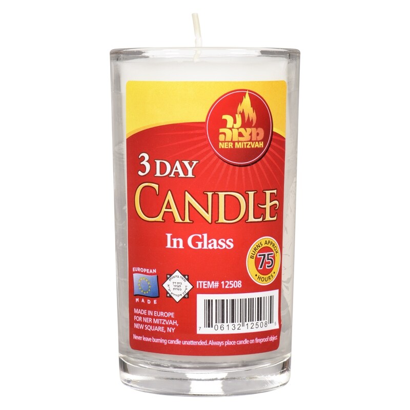 Candle In Glass 3 Day
