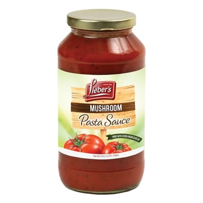 Liebers Pasta Sauce, Mushroom 680 g, $1.03/100g