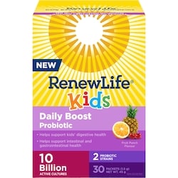 Kids Daily Boost Probiotic, Fruit Punch Flavour, 10 Billion Active Cultures