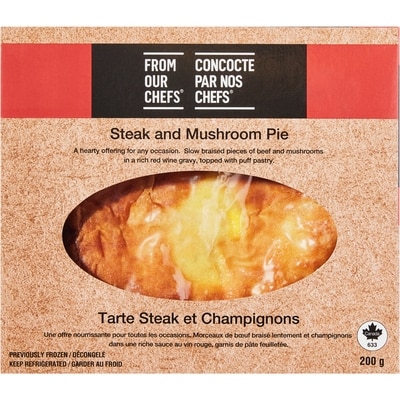 Sabatini's Sbat Pate Steak Champignons Pt 170 g, 3,82 $/100g