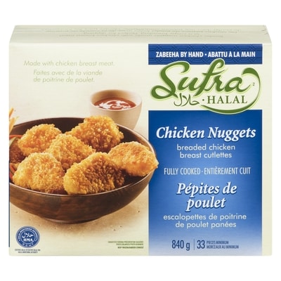Sufra Halal Pépites de poulet 840 g, 1,19 $/100g