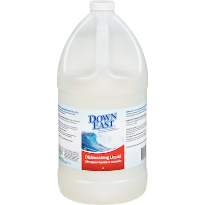 Down East Détergent à vaisselle liquide sans parfum 4 l, 0,47 $/100ml
