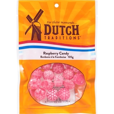Dutch Traditions Raspberry Flavoured Hard Candy 110 g, $2.72/100g