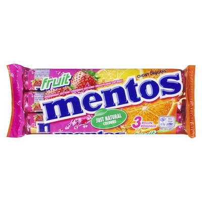 Van Melle Chewy dragees fruit 123 g, 2,43 $/100g