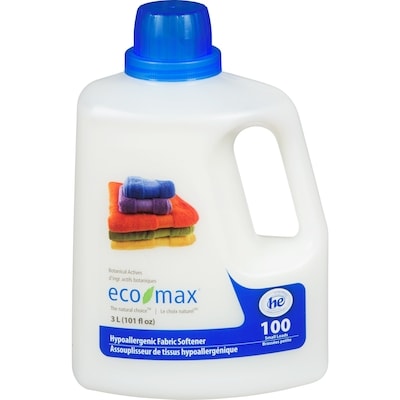 Eco-Max Hypoallergenic Fabric Softener 3 l, $0.47/100ml