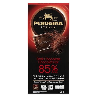 Perugina Dark Chocolate 85 % Cacao 86 g, $6.38/100g