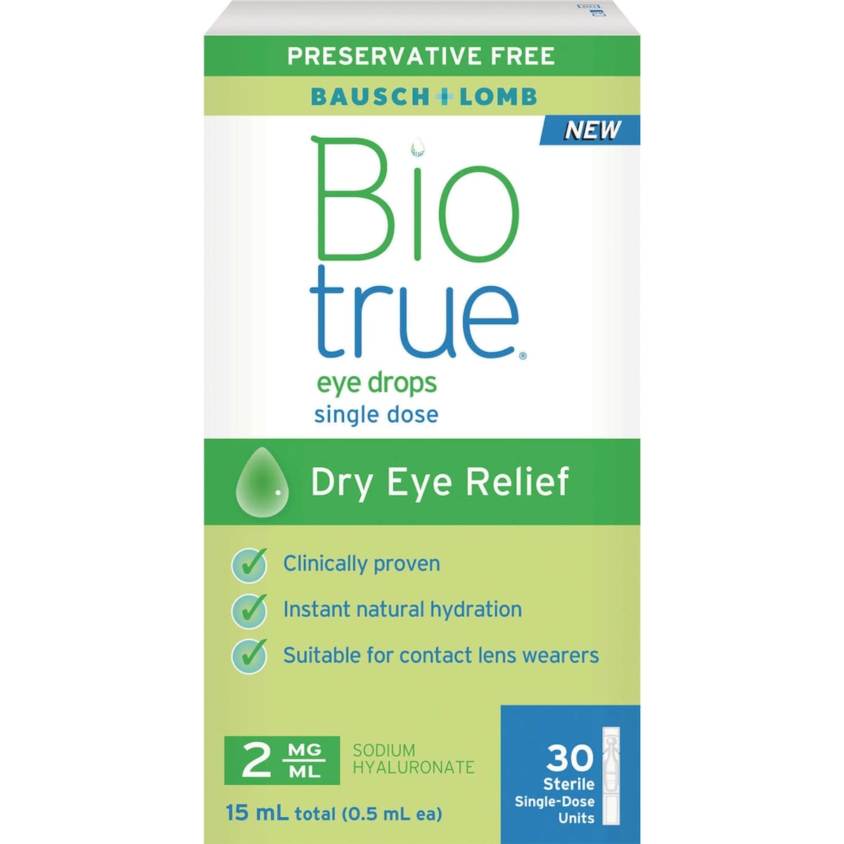 Biotrue Single Dose      0.5 ml, $3,198.00/100ml