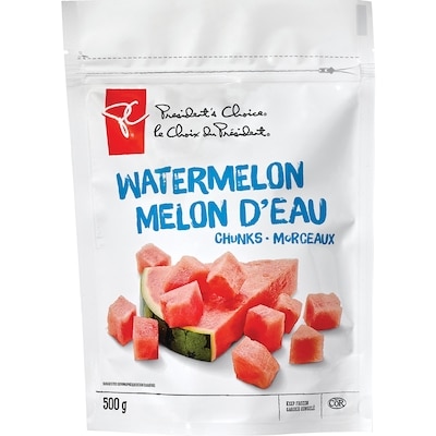 le Choix du Président Melon d'eau en morceaux  500 g, 1,20 $/100g