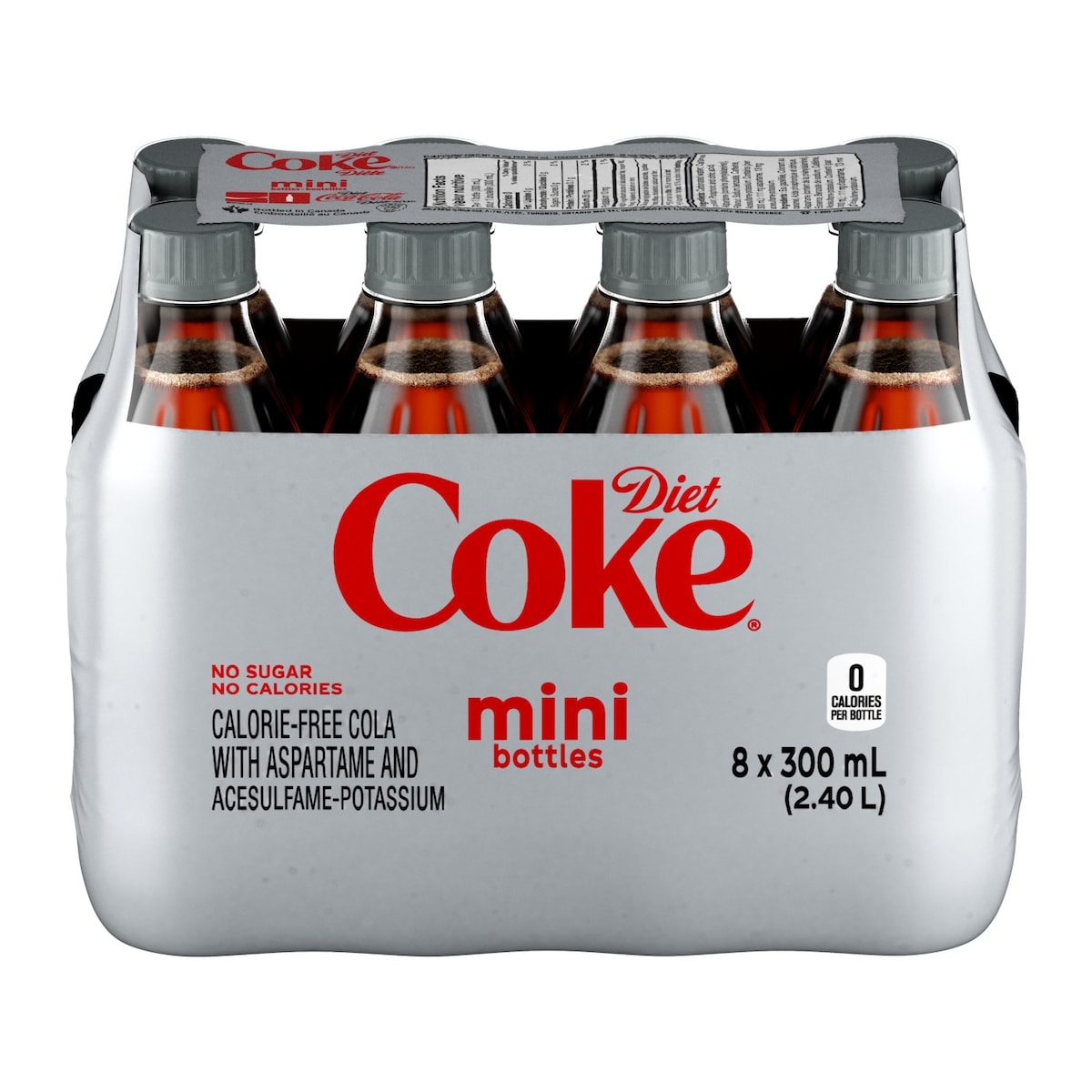 Coca-Cola Diet Cola Bottles 8x300.0 ml, $0.32/100ml
