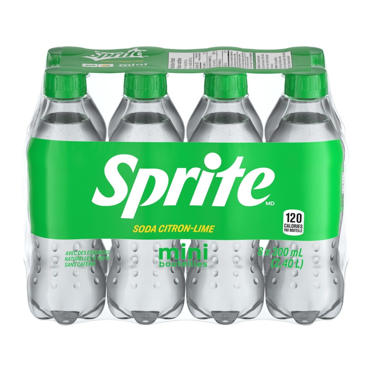 Sprite Soda Citron-Lime Bouteilles 8x300.0 ml, 0,32 $/100ml