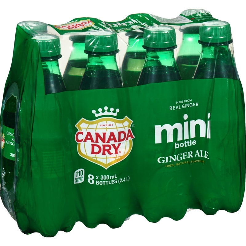 Ginger Ale, 8 Pack Bottles