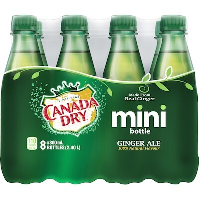 Ginger Ale, 8 Pack Bottles
