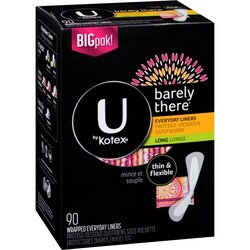 thumbnail image 2 of Kotex Natural Balance Lightdays Panty Liners, Regular - 64 Count Pack For Daily Freshness & Light Period Protection 2 of 10