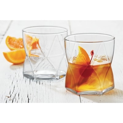 Rhombus, Glasses, Set of 4
