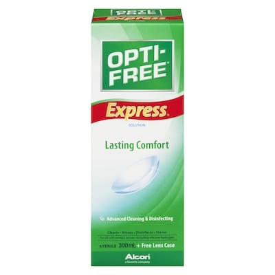 Opti-Free Express Contact Solution 300 ml, $4.33/100ml