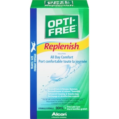Opti-Free Replenish Multi-Purpose Disinfecting Solution 90 ml, $7.77/100ml