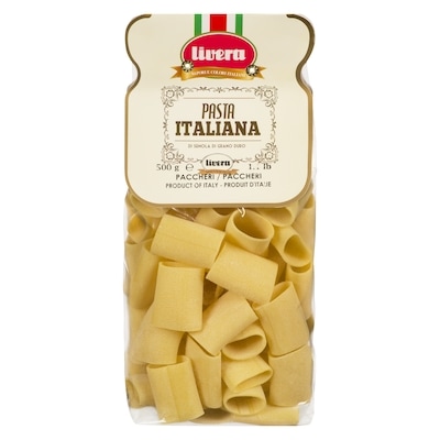 Livera Paccheri 500 g, $1.20/100g