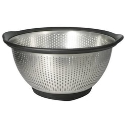 Stainless Steel Colander - Black