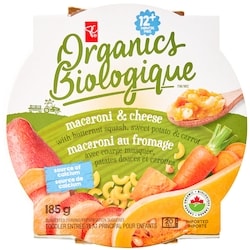 PC Organics Organic Macaroni and Cheese Toddler Entree 185 g, $1.89/100g