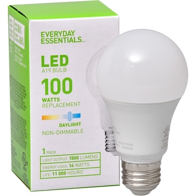 LED Bulb 100W A19 10Y 5000K