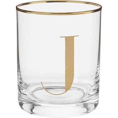Life at Home Monogram Double Old Fashioned Glass - Letter J 1 ea, $8.00/1ea