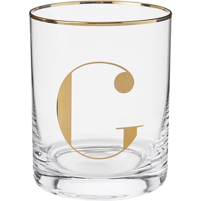 Life at Home Monogram Double Old Fashioned Glass - Letter G 1 ea, $8.00/1ea