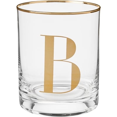 Life at Home Monogram Double Old Fashioned Glass - Letter B 1 ea, $8.00/1ea