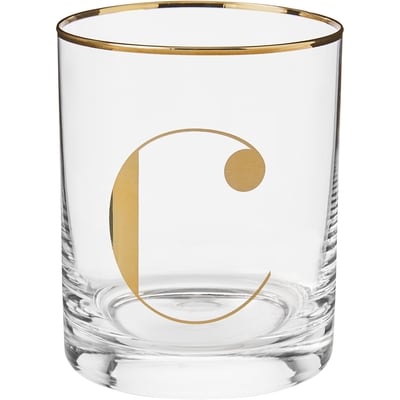 Life at Home Monogram Double Old Fashioned Glass - Letter C 1 ea, $8.00/1ea