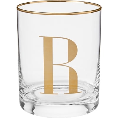 Life at Home Monogram Double Old Fashioned Glass - Letter R 1 ea, $8.00/1ea