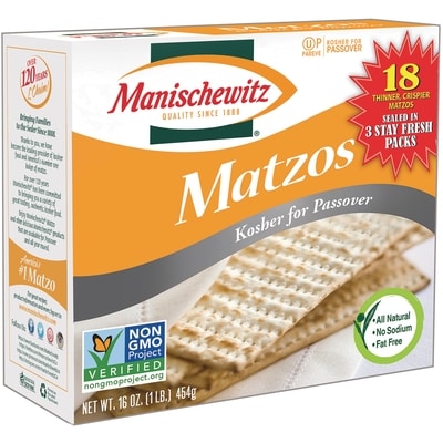 Streits Matzos casher à l’épeautre pour la Pâque juive 454 g, 1,10 $/100g