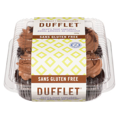 Dufflet Gluten Free Devil's Food Cupcakes 4x320.0 g, $3.43/100g