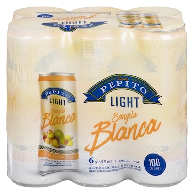 Pepito Light Blanca (ID required at pick-up) 6x355.0 ml, $0.66/100ml