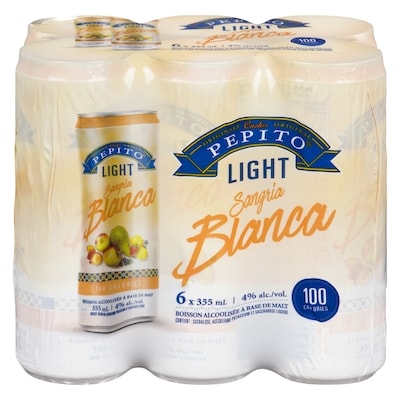 Pepito Pepito Light Blanca 3.8% (Pièce d’identité requise au moment du ramassage) 6x355.0 ml, 0,66 $/100ml
