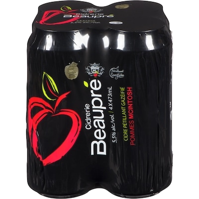 Beaupré Cidre original (Pièce d’identité requise au moment du ramassage) 473 ml, 2,96 $/100ml
