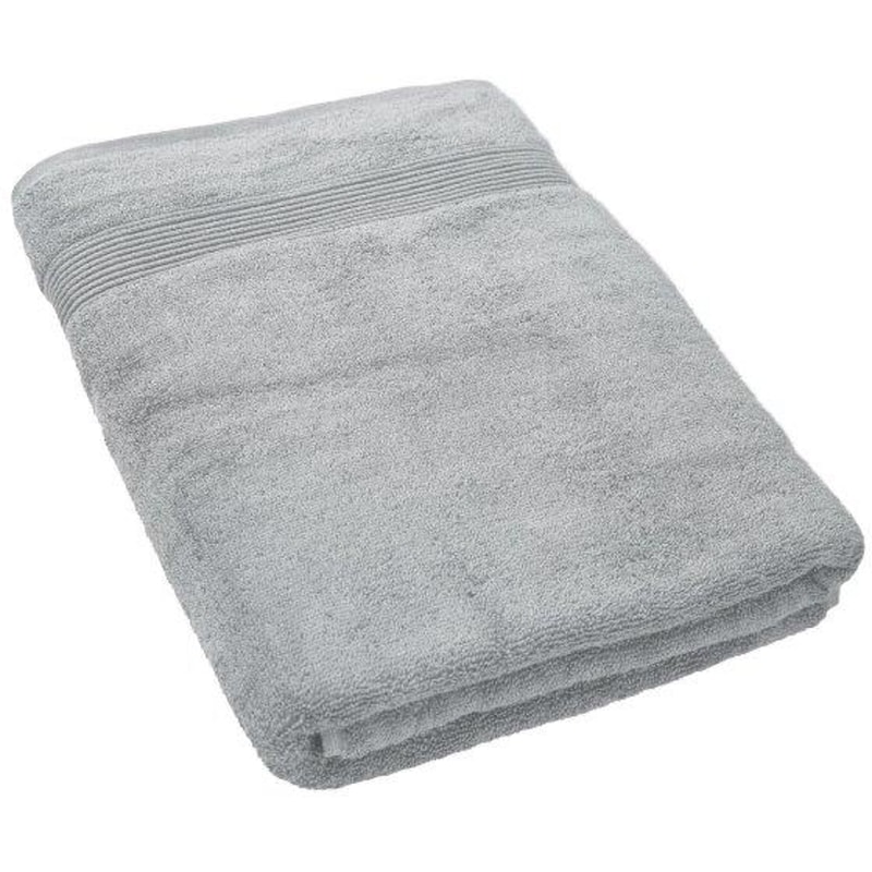 Organic Cotton Bath Sheet, Icy Grey