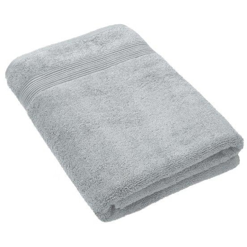 Organic Cotton Bath Towel, Icy Grey