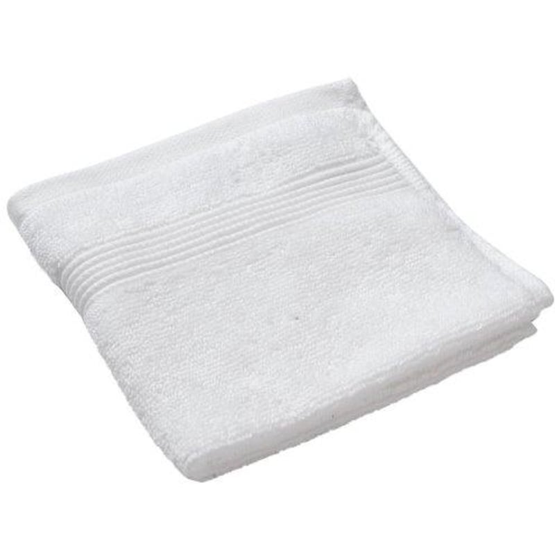 Organic Cotton Face Towel, White