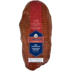 Schneiders Hot Capocollo $39.90/1kg $18.10/1lb
