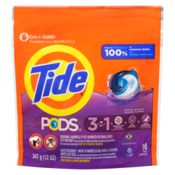 Tide Liquid Laundry Detergent Pods, Spring Meadow, 16 Count 397 g, $0.31/1ea
