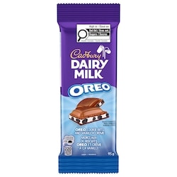 Cadbury Dairy Milk, OREO Cookie Bits and Vanilla Creme, Chocolatey Candy Bar 95 g, $3.16/100g