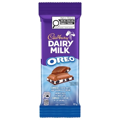Cadbury Dairy Milk Oreo Tablette De Chocolat 95 g, 4,73 $/100g