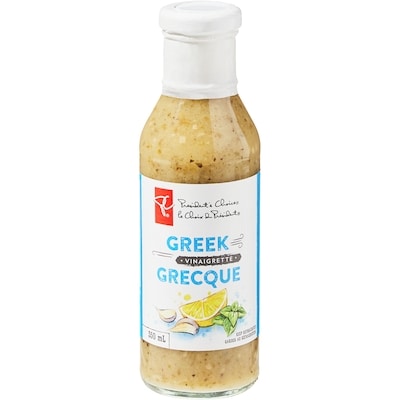 le Choix du Président Vinaigrette grecque 350 ml, 1,57 $/100ml