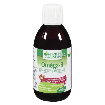 Adrien Gagnon Omega-3 Maple Flavour 200 ml, $9.99/100ml