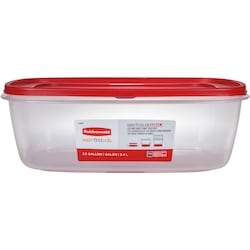 EasyFindLids Food Storage Container, Racer Red, 1 Pack