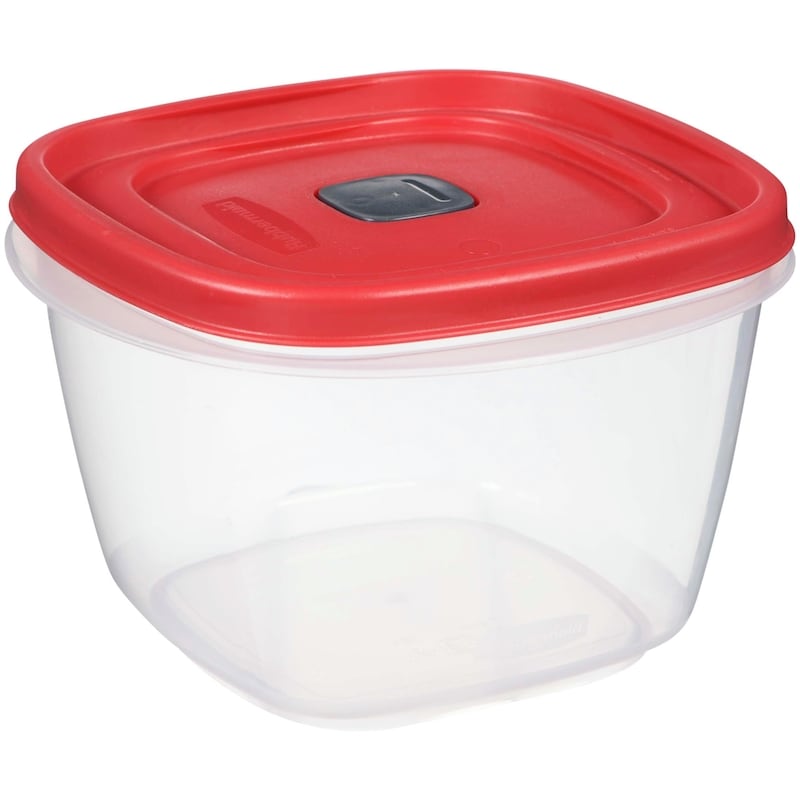 Vented EasyFindLids Food Storage Container, Racer Red, 1 Pack