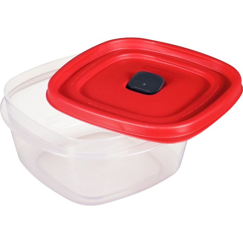 Vented EasyFindLids Food Storage Container, Racer Red, 1 Pack