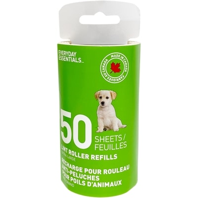 Everyday Essentials Recharge pour rouleau adhésif géant pour poils d’animaux, 50 feuilles 1 ea, 5,00 $/1ch